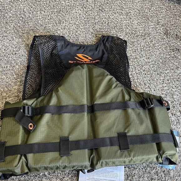 STEARNS Fishing Vest Comfort Series Bouyant Foam Coast Guard Adult S New - Picture 3 of 4